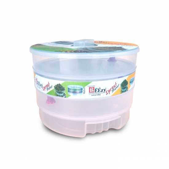 BEEZY KITCHENWARE Sprout Maker with 4 Compartment (Multicolor) - 1800 ml Plastic Sprout Maker