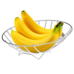 Beezy BANANA STAND Stainless Steel Fruit & Vegetable Basket (Silver) Stainless Steel Fruit & Vegetable Basket  (Silver)