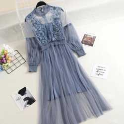 Classic Designer Grey Dress for Girls/Women