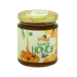 Gavyamart 100% Pure Acacia Honey Brand with No Sugar Adulteration 250gm