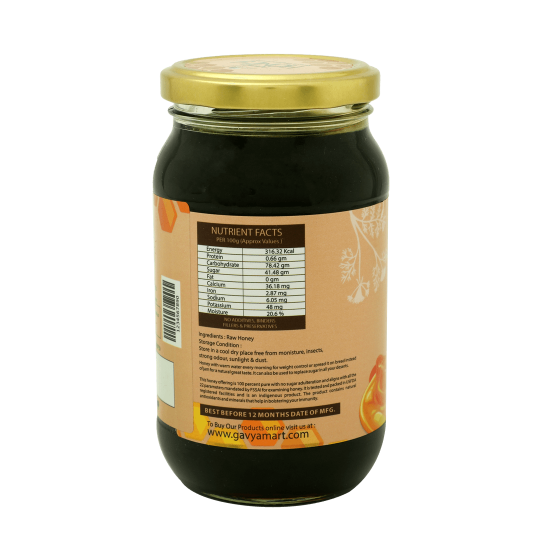 Gavyamart 100% Pure Ajwain Honey with No Sugar Adulteration 500g