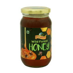 Gavyamart 100% Pure Wild Forest Honey Brand with No Sugar Adulteration 500g