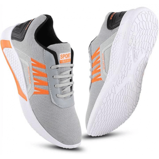 Glowlife New Stylish Light weight Off White Sport shoes for Men's & Boys