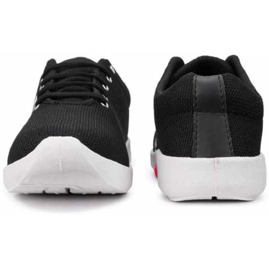 Glowlife New Stylish Light weight Black Sport shoes for Men's & Boys