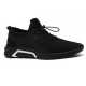 GlowLife Mesh Light Weight Black Sports Shoe for Men's & Boys