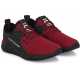 GlowLife Mesh Light Weight Maroon Sports Shoe for Men's & Boys