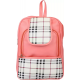 Checkered Pink & White 5L PU Waterproof Backpack 