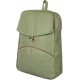 Green PU Leather Backpack for Laptop & I Pad