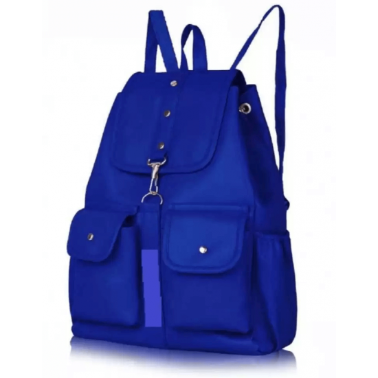 Small 10L Latest Trendy Party Wear Backpack with Adjustable Strap for Girls & Women (Blue)