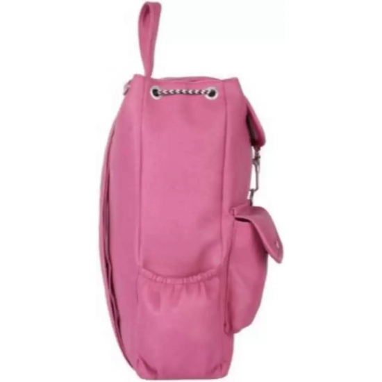 Small 10L Latest Trendy Party Wear Backpack with Adjustable Strap for Girls & Women (Pink)