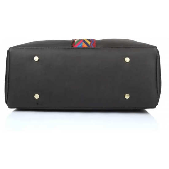 Women Black Hand-held Bag