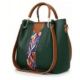 Women Green Hand-held Bag