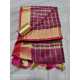 Linen by Linen Yarn Dye Checkered And  Border Weaving  Dupatta