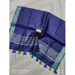 Linen by Linen Border Weaving  Dupatta