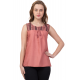 Casual Sleeveless Solid Women Pink Top