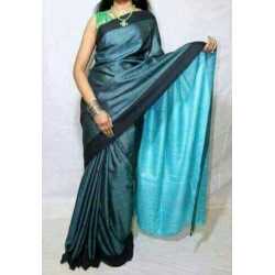 Weaving Work Tussar Ghicha Silk Saree