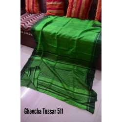 Weaving Work Tussar Ghicha Silk Saree