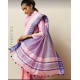 Kota Viscose Saree with Temple Border Weaving Work