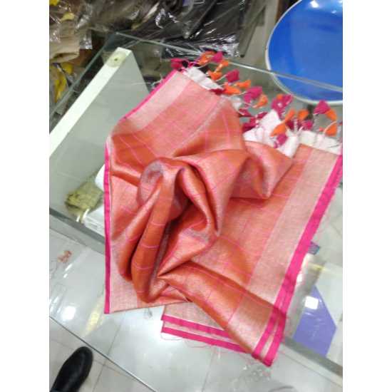 Beautiful Tissue Linen Dupatta for Girls & Women