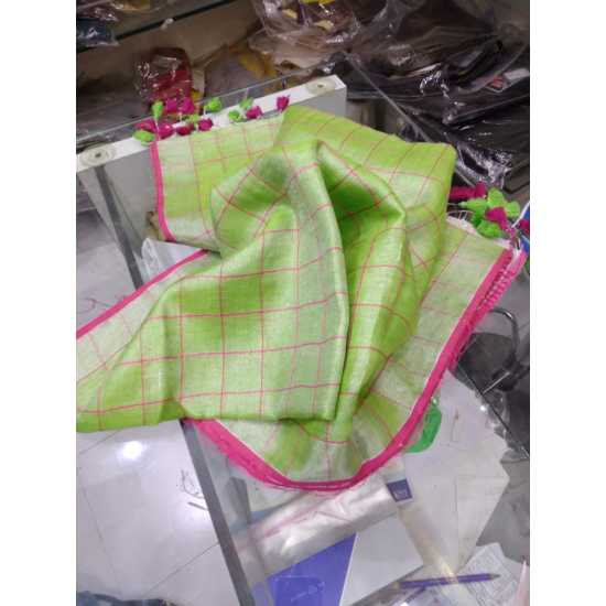 Beautiful Tissue Linen Dupatta for Girls & Women