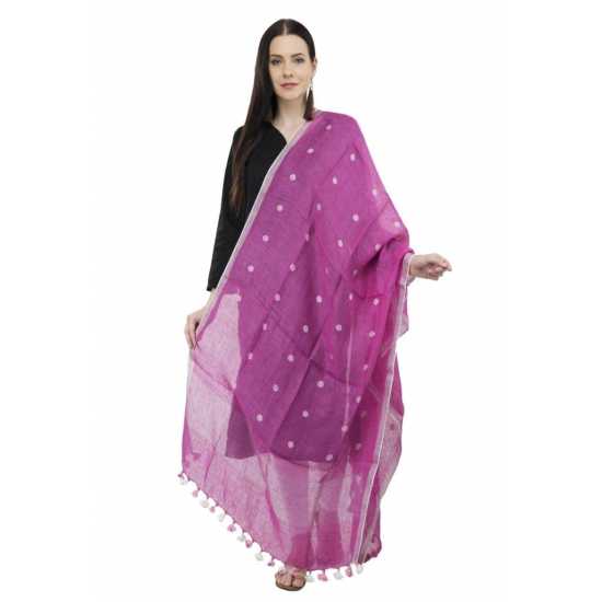 Linen by Linen Weaving Buta Designer Dupatta for Girls & Women