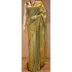 100% Pure Munga Tussar Silk Saree with Running Blouse Piece