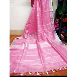 Linen by Linen Buta Weaving Saree