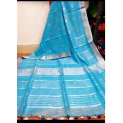 Linen by Linen Buta Weaving Saree